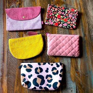 Cute Makeup Bags!! Bundle of 5.